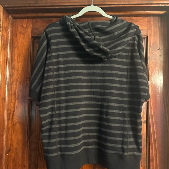 Ralph Lauren Black and Gray Striped Sweater - Picture 2 of 3